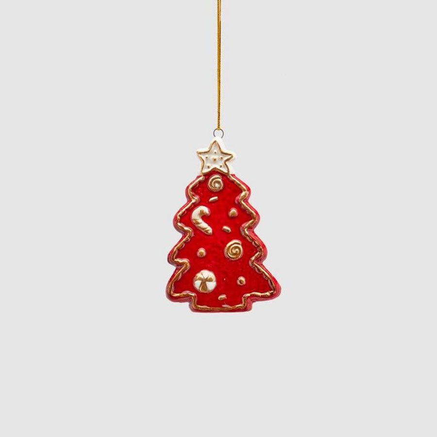 EDG Enzo De Gasperi Christmas Tree Decoration Hanger 9cm Pine