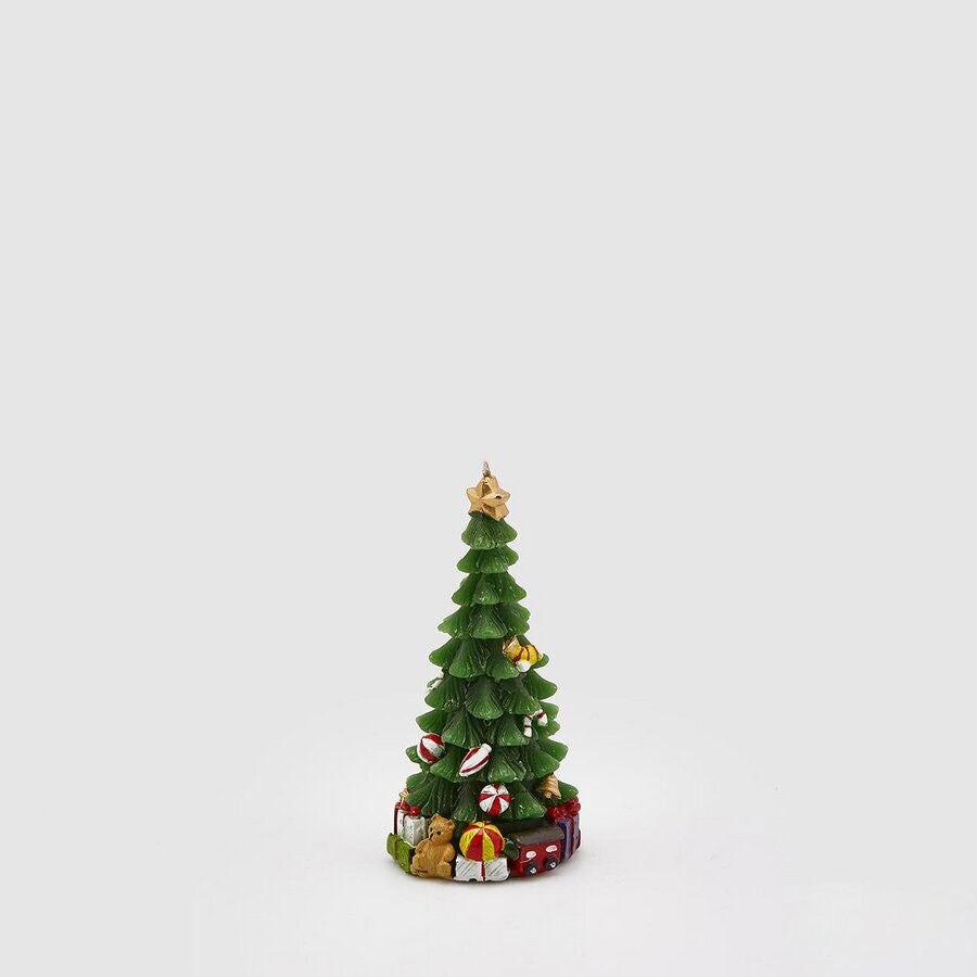 EDG Enzo De Gasperi Candela Pino Albero di Natale Decorazione Natalizia 12,5cm