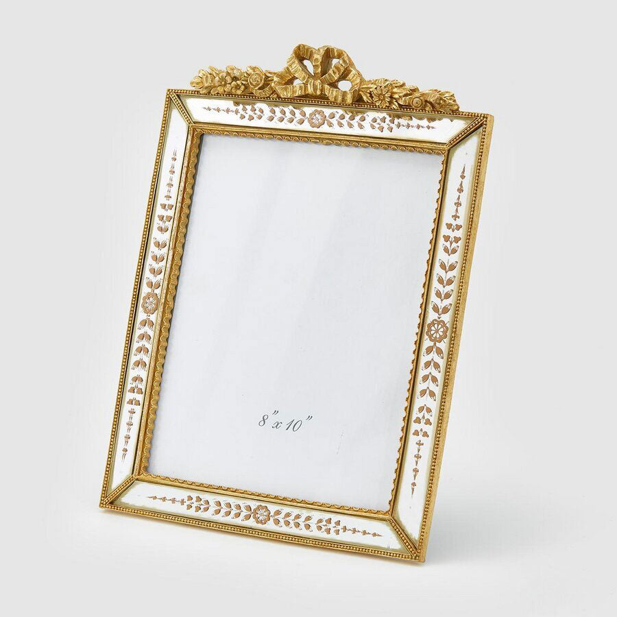 EDG Enzo De Gasperi Portafoto Cornice Specchio 34x25cm (Interno 25x20cm) Oro