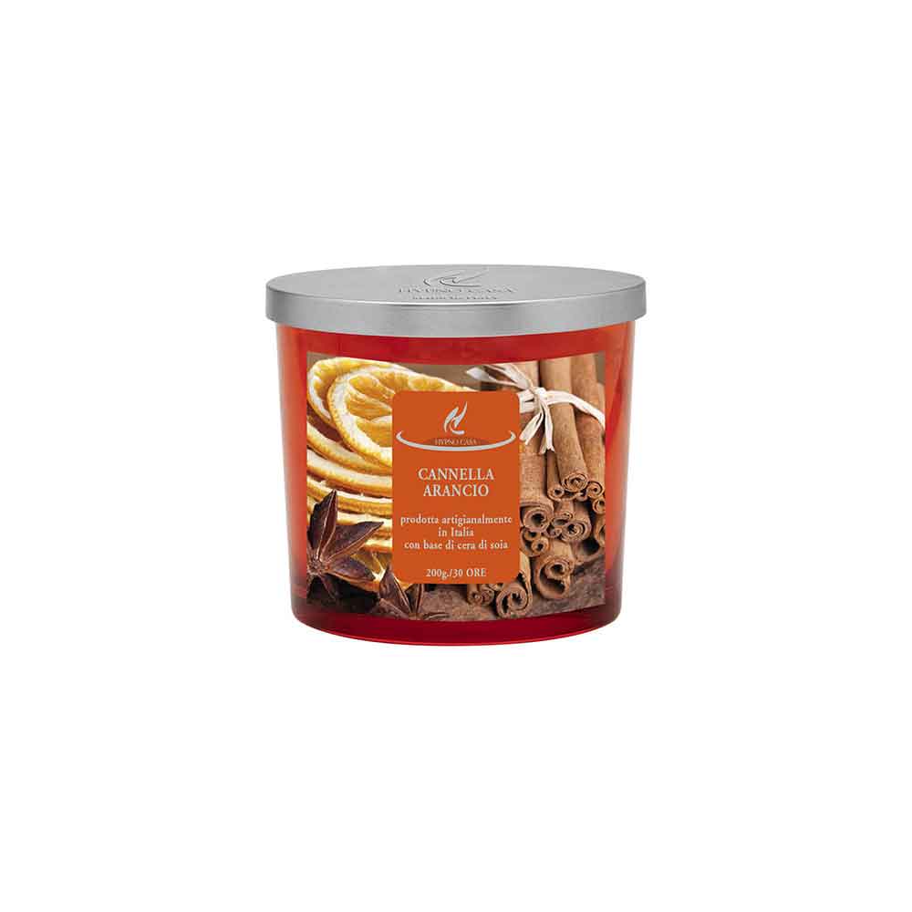 HYPNO CASA CHIC Candela Profumata 200gr Cannella e Arancio