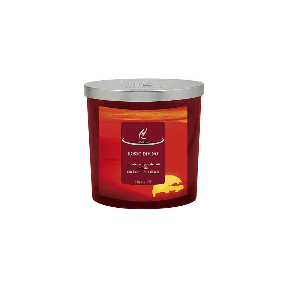 HYPNO CASA CHIC Candela Profumata 350gr Rosso Divino