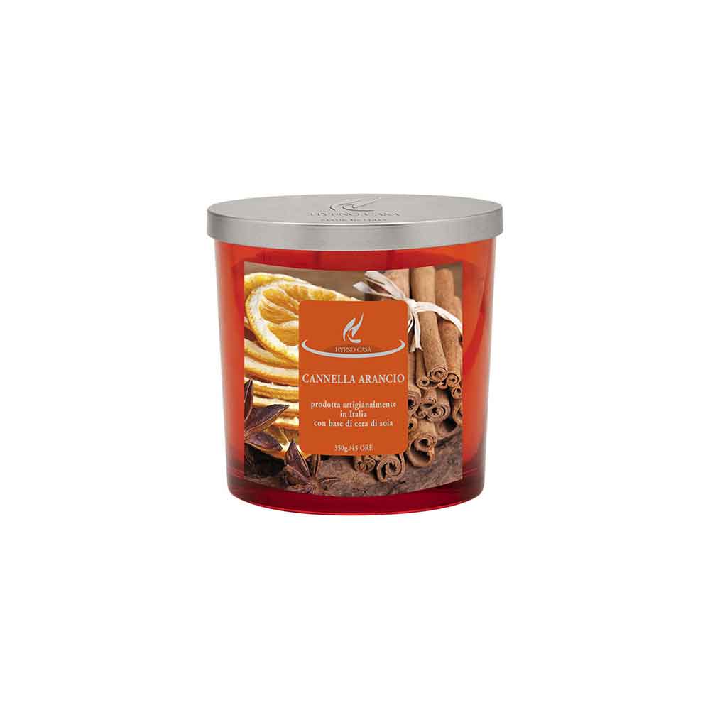 HYPNO CASA CHIC Candela Profumata 350gr Cannella e Arancio