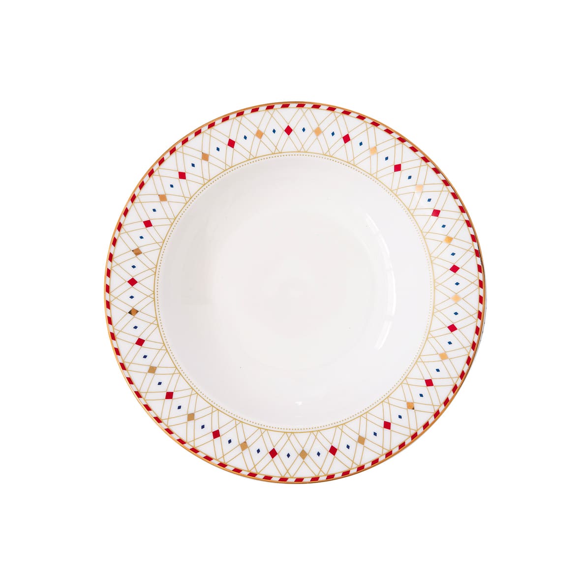 EASY LIFE Christmas Wonderland Table Service Plates Set 18 Pieces Porcelain Christmas Table