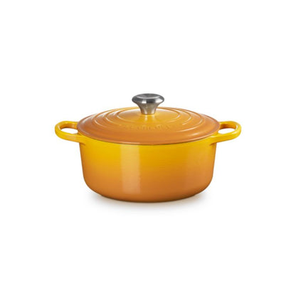 LE CREUSET Cocotte Round Evolution 24cm Nectar Vitrified Cast Iron