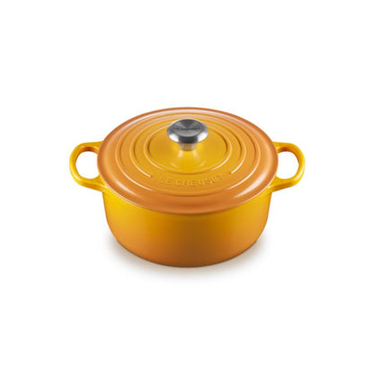 LE CREUSET Cocotte Round Evolution 24cm Nectar Vitrified Cast Iron