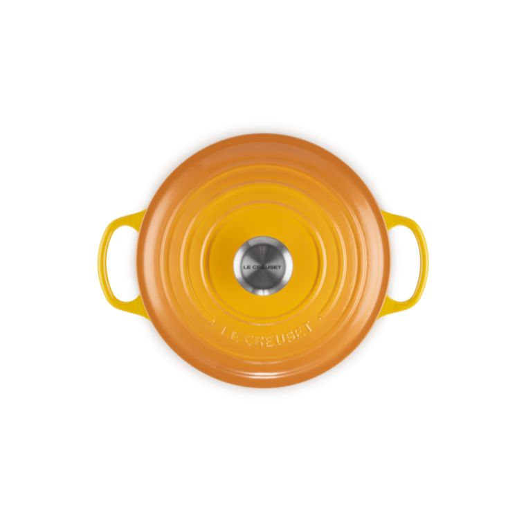 LE CREUSET Cocotte Round Evolution 24cm Nectar Vitrified Cast Iron