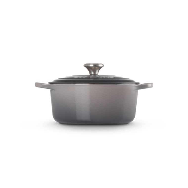 LE CREUSET Cocotte Round Evolution 24cm Flint Vitrified Cast Iron