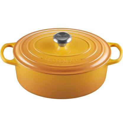 LE CREUSET Oval Cocotte Evolution 29cm Nectar Vitrified Cast Iron