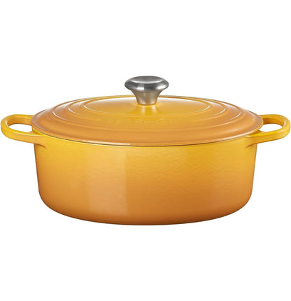 LE CREUSET Oval Cocotte Evolution 29cm Nectar Vitrified Cast Iron