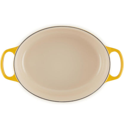 LE CREUSET Oval Cocotte Evolution 29cm Nectar Vitrified Cast Iron