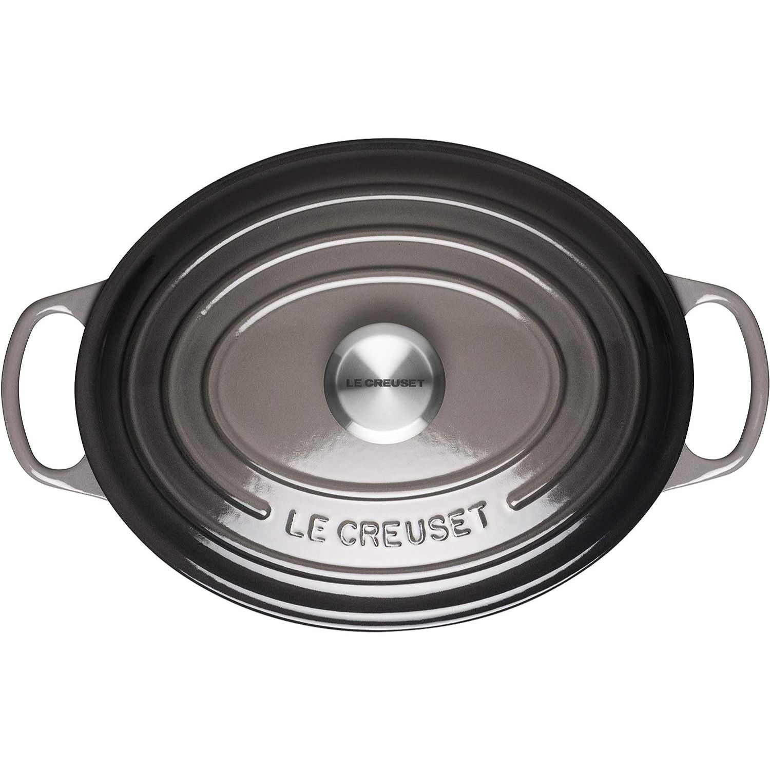 LE CREUSET Cocotte Ovale Evolution 29cm Flint Ghisa Vetrificata