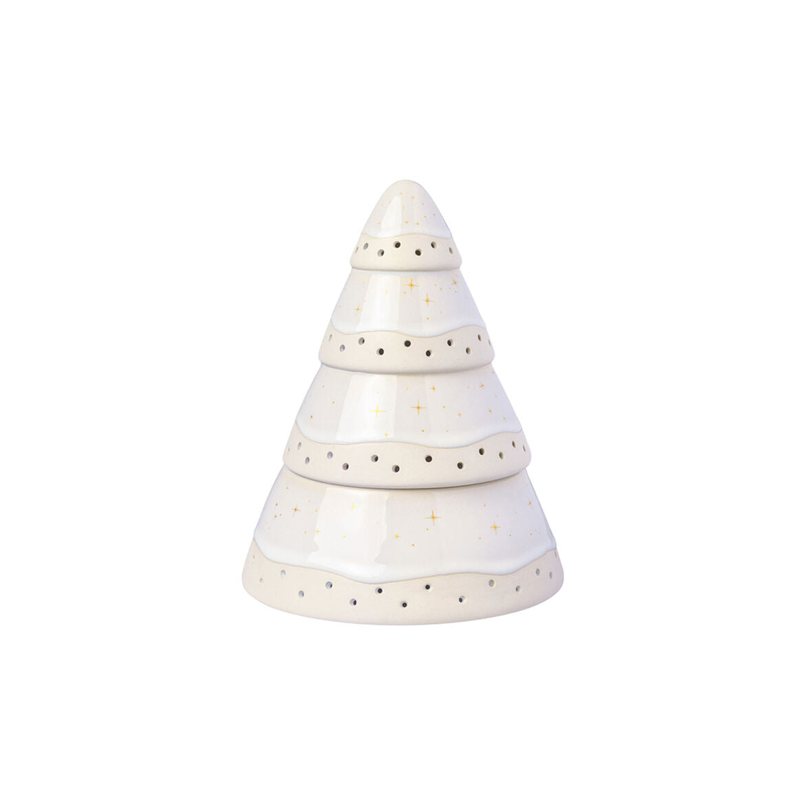 VILLEROY &amp;amp; BOCH Winter Glow Tree Candle Holder 18.5cm Porcelain