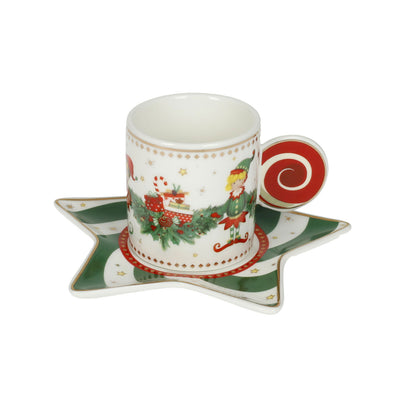 BRANDANI The Elfomagia Mug Set 2 Pieces 170ml Porcelain