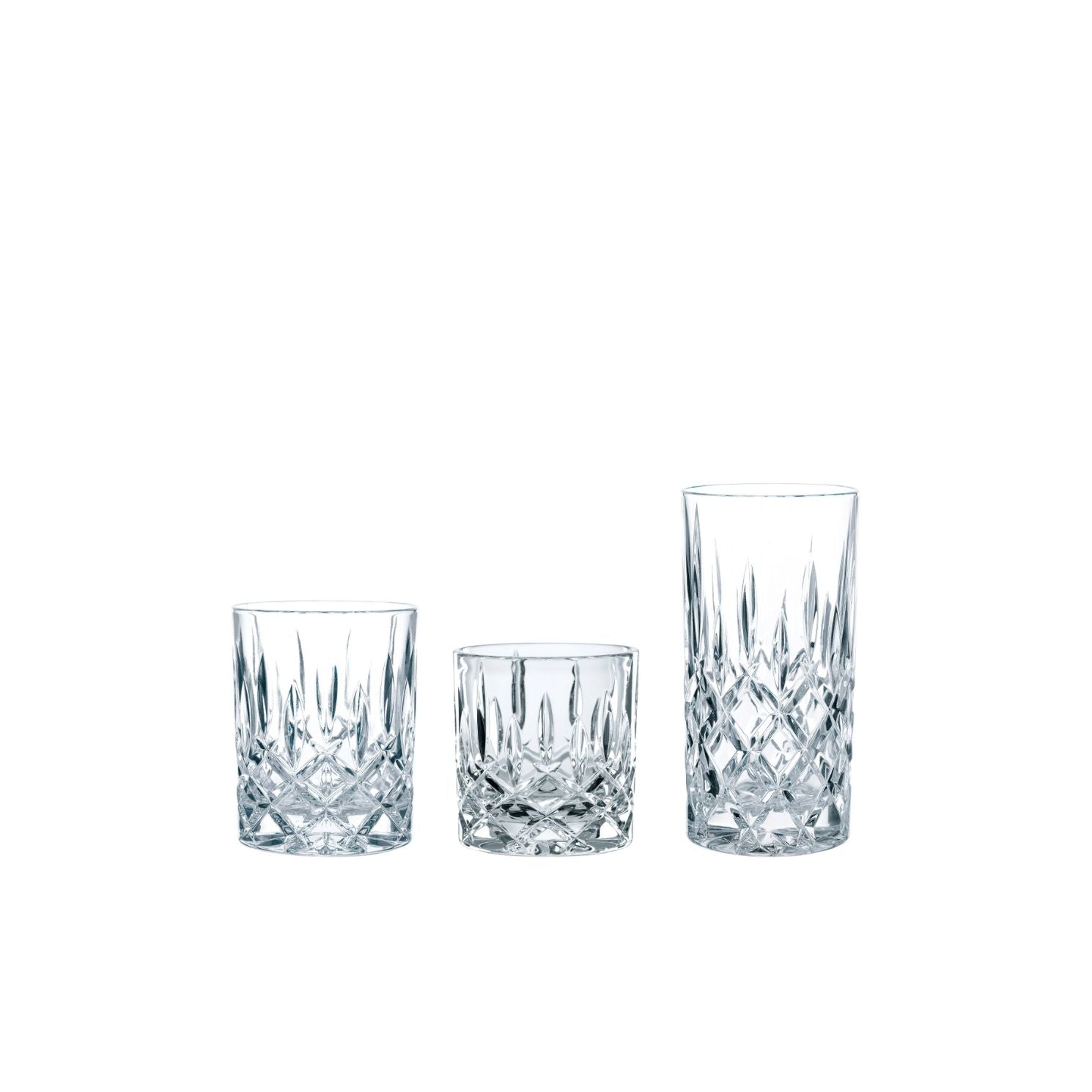 NACHTMANN Noblesse Set 18 Pieces Long Drink Whiskey Sof Crystal Glass