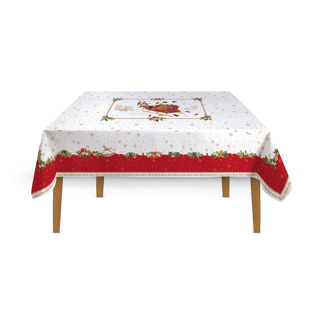 EASY LIFE Christmas Memories Tovaglia Rettangolare Natalizia 180x145cm Cotone