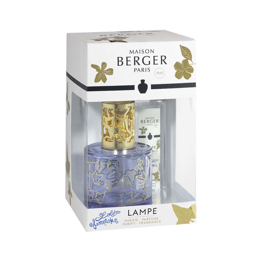 LAMPE BERGER Pure Catalytic Lamp Lolita Lempicka Parme with 250ml Bottle Lolita Lempicka