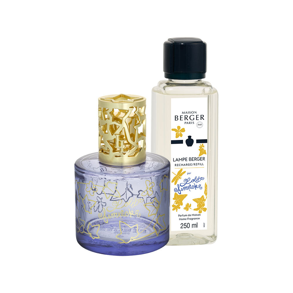 LAMPE BERGER Pure Catalytic Lamp Lolita Lempicka Parme with 250ml Bottle Lolita Lempicka