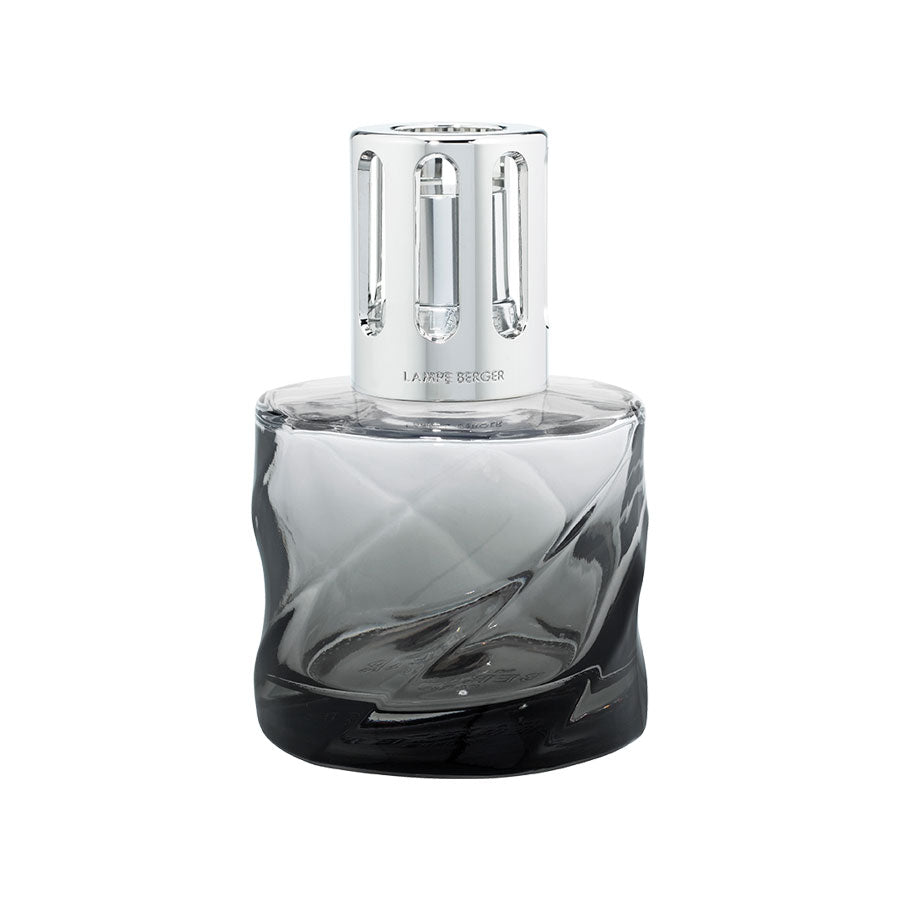 LAMPE BERGER Black Spiral Catalytic Lamp with 250ml Bottle Velours d&