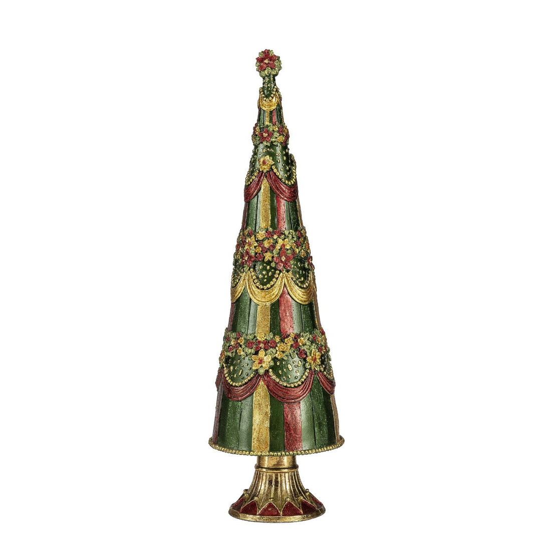 PALAIS ROYAL Polyresin Christmas Tree 33cm Christmas Decoration