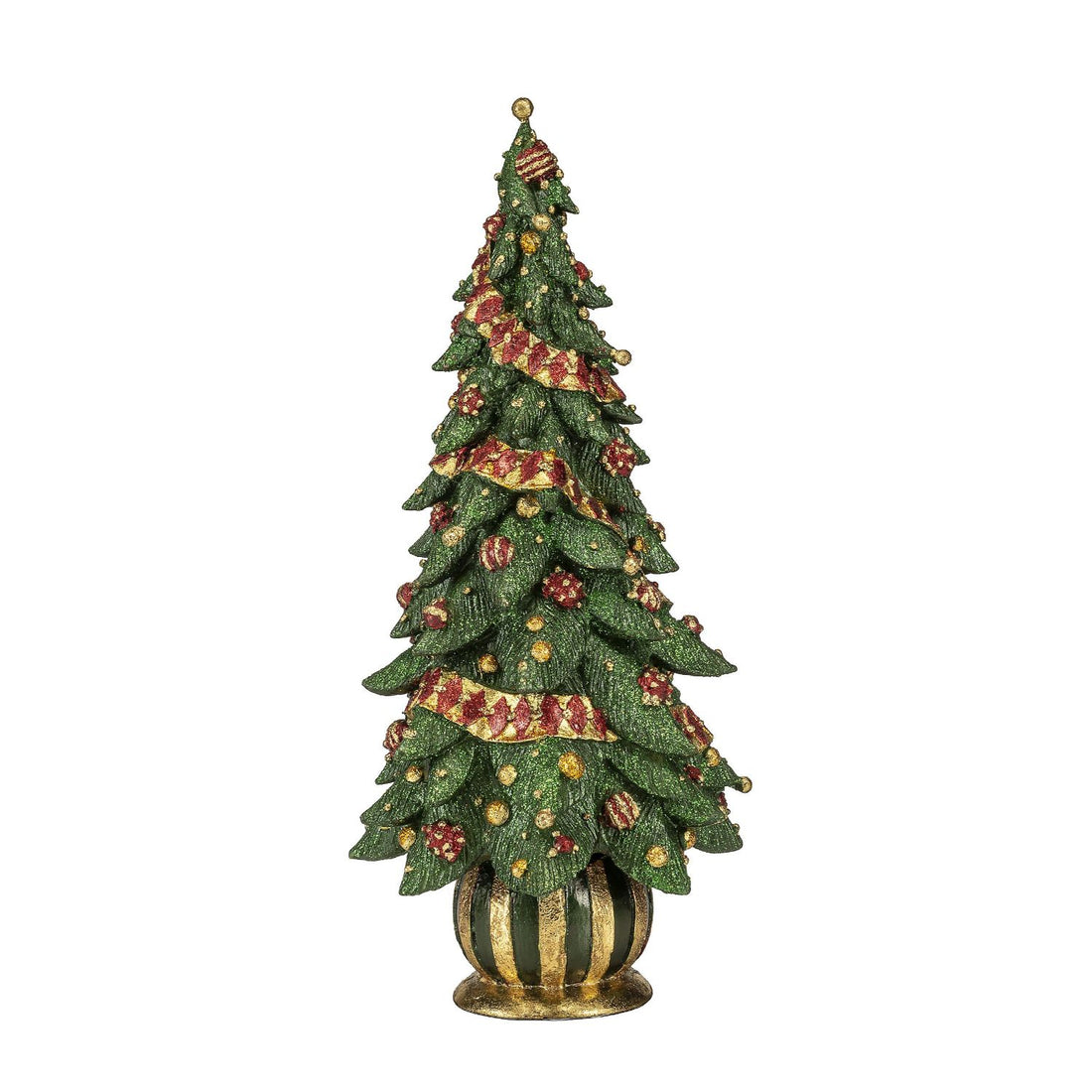 PALAIS ROYAL Polyresin Christmas Tree 33cm Christmas Decoration