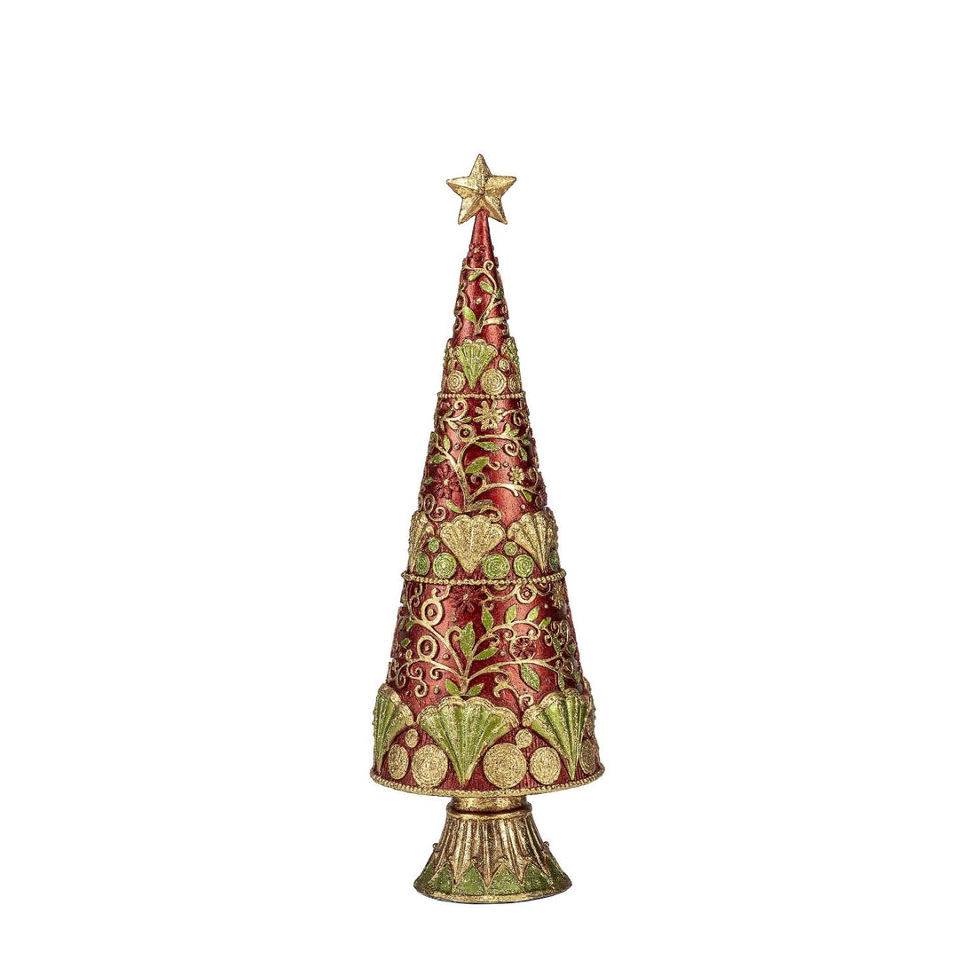 PALAIS ROYAL Polyresin Christmas Tree 33cm Christmas Decoration