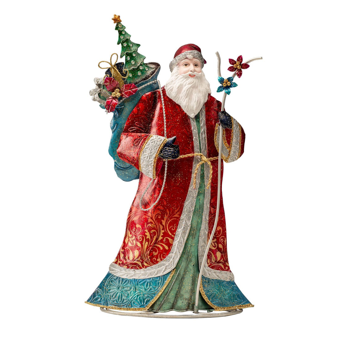 NOEL by Lamart Metal Santa Claus 36cm Christmas Decoration