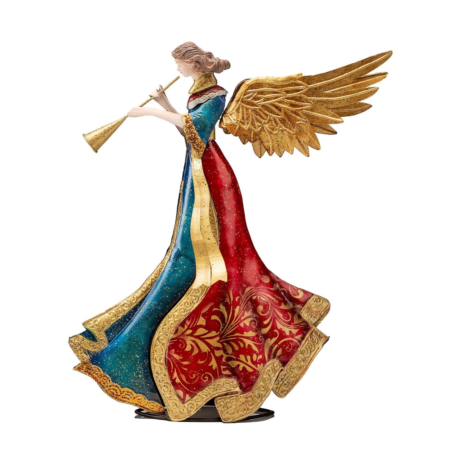 NOEL by Lamart Metal Angel 34cm Christmas Decoration