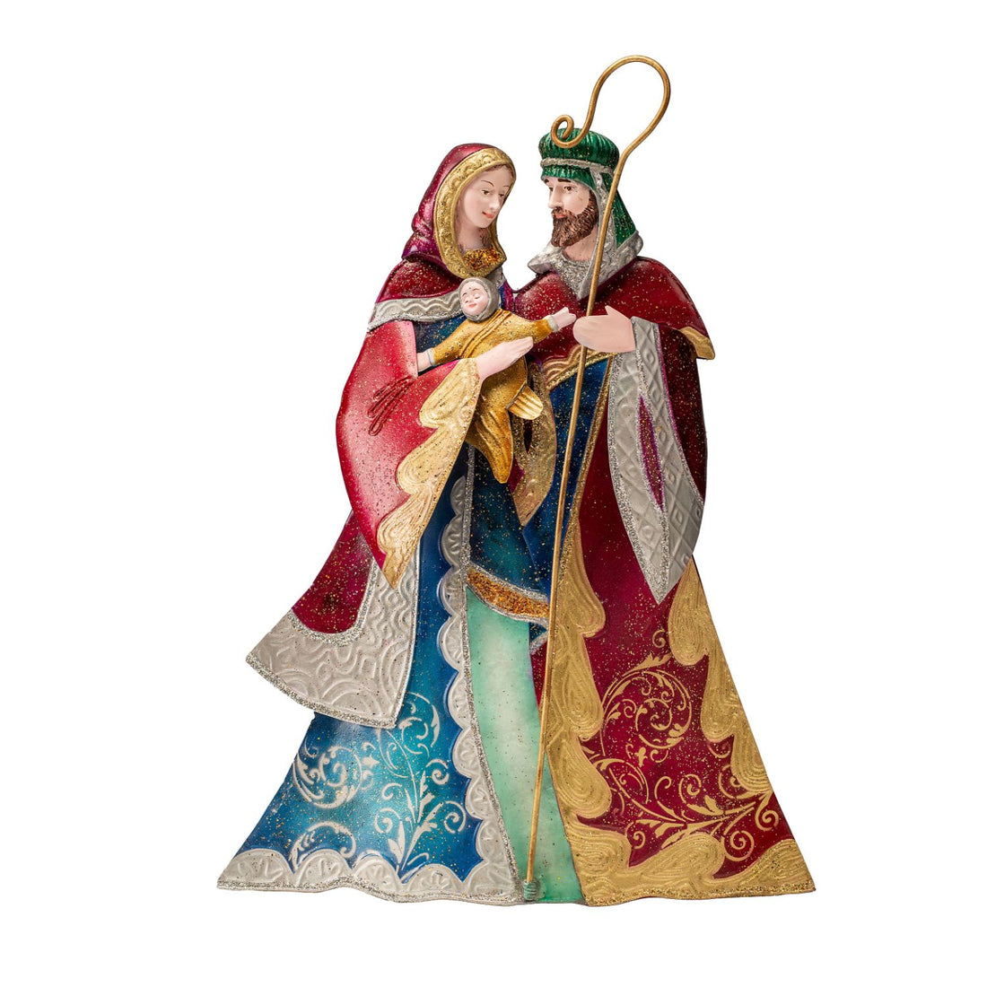 NOEL by Lamart Metal Nativity 34cm Christmas Decoration