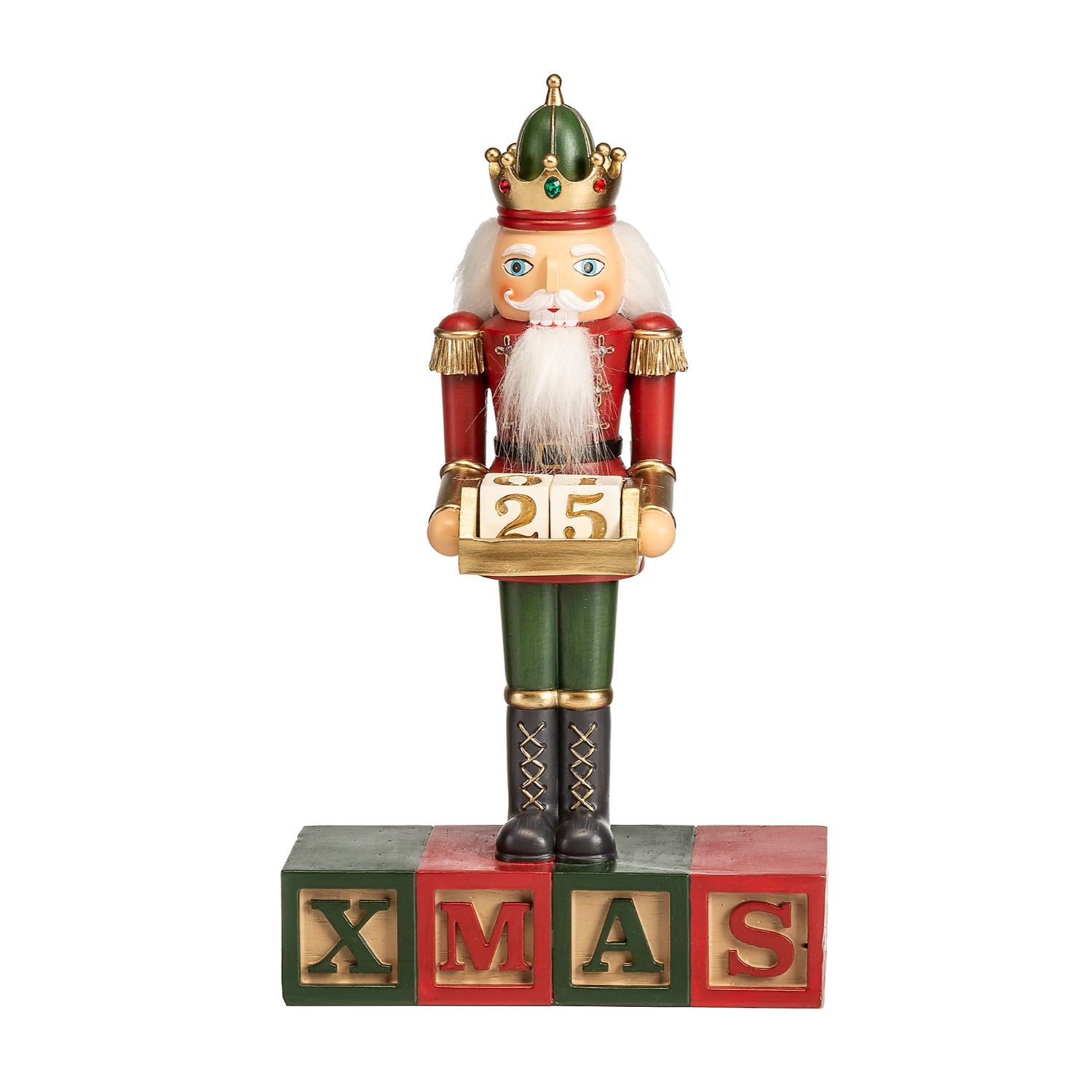 NOEL by Lamart Resin Nutcracker Soldier 35cm Christmas Decoration