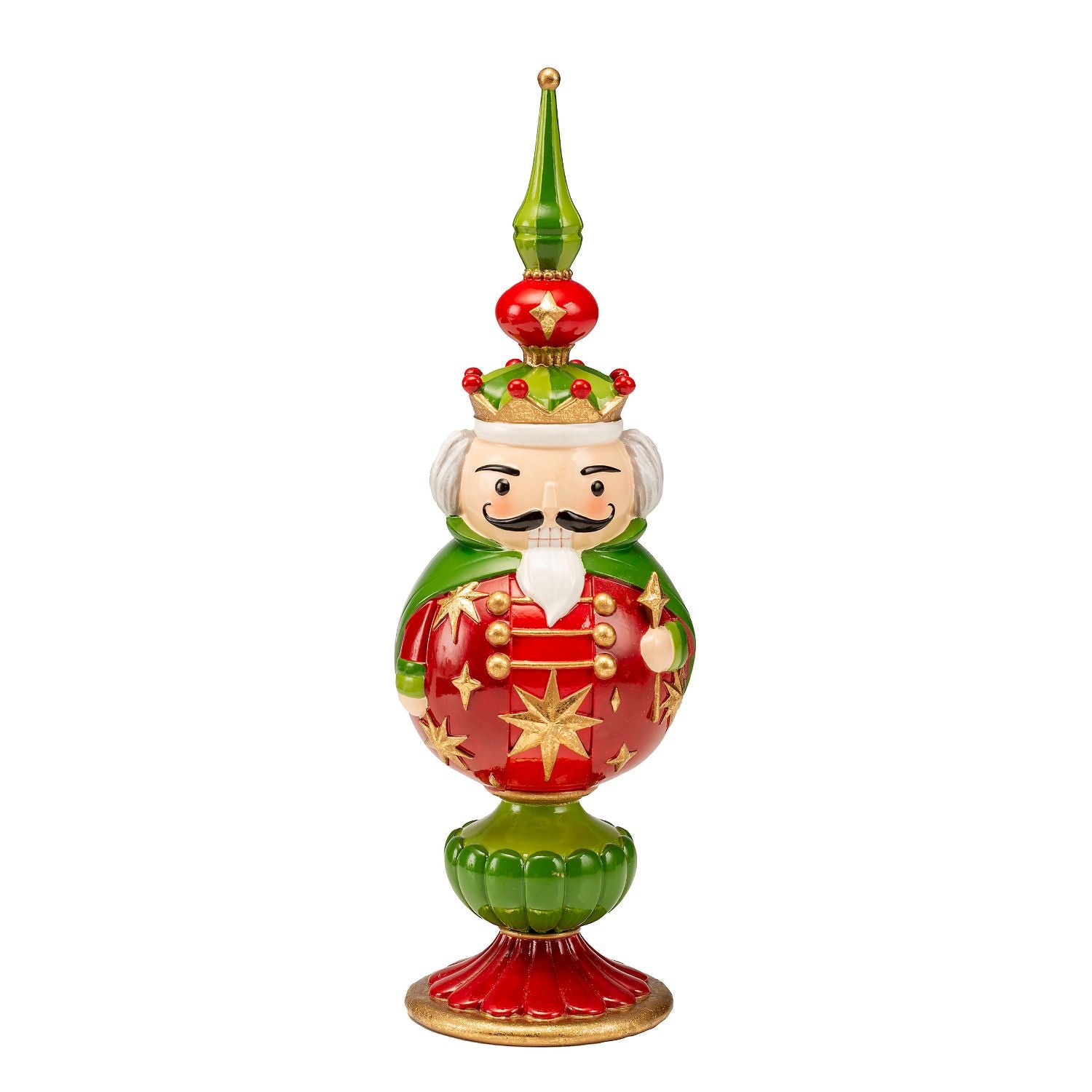 NOEL by Lamart Resin Nutcracker Soldier Figure 33.5cm Christmas Decoration