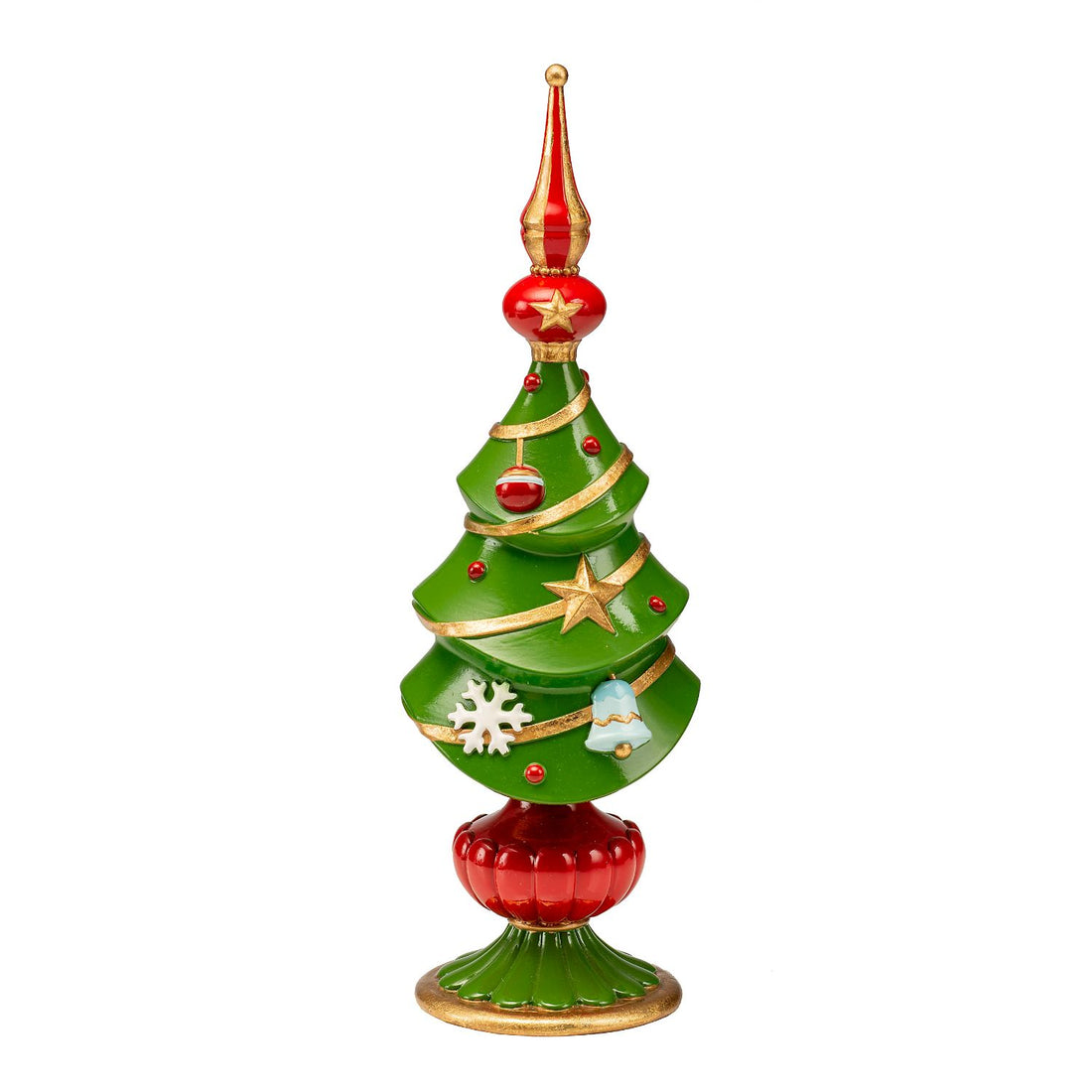 NOEL by Lamart Resin Christmas Tree Figure 34cm Christmas Decoration