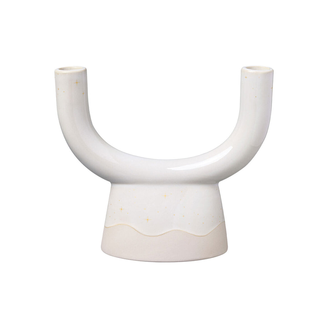 VILLEROY &amp;amp; BOCH Winter Glow Two-Point Candle Holder 24x21cm Porcelain