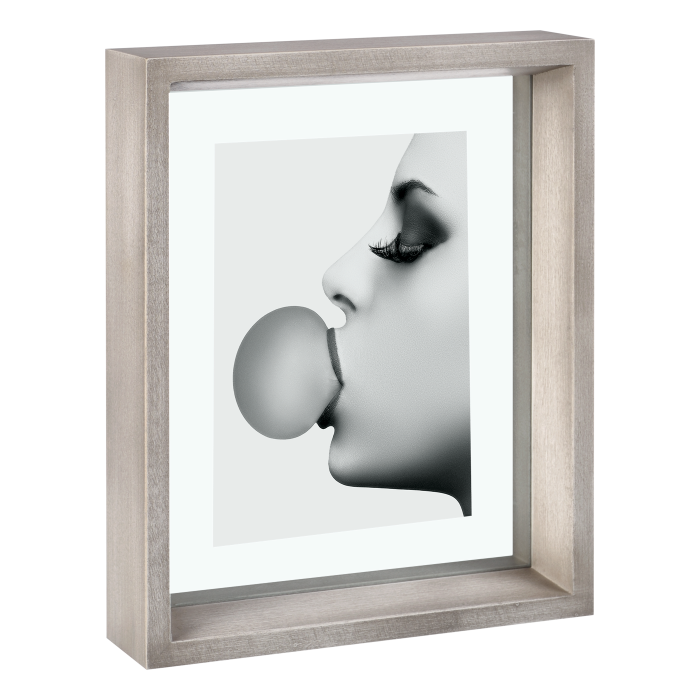 MASCAGNI CASA Photo Frame 21x26cm Photo 10x15cm Dove Gray Wood