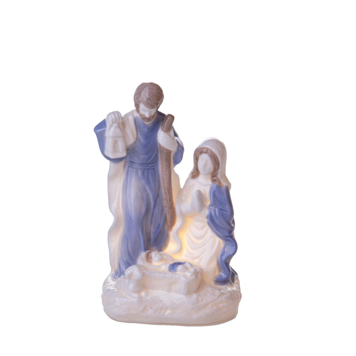 BIANCHI DINO Natività Presepe con LED in Porcellana 16,5cm