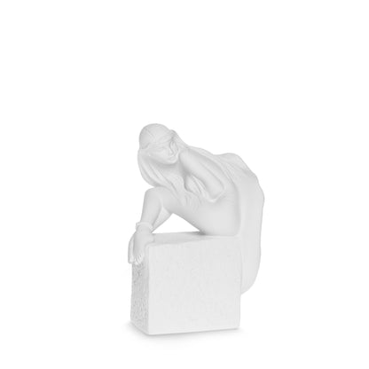 CHRISTEL by Sommer Figure Statue Zodiac Pisces 18cm White Polyresin