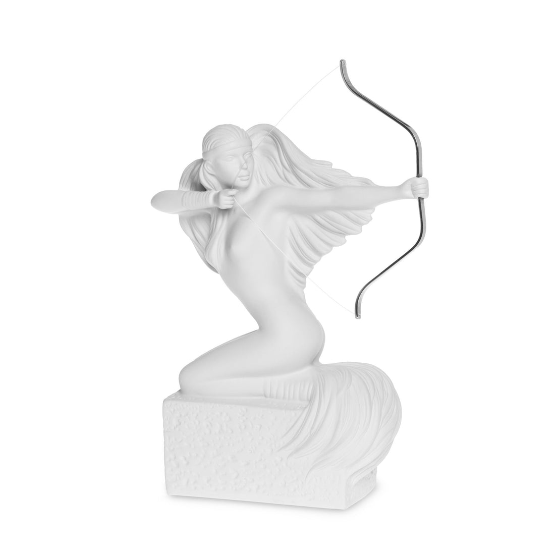 CHRISTEL by Sommer Figure Statue Zodiac Sagittarius 26cm White Polyresin