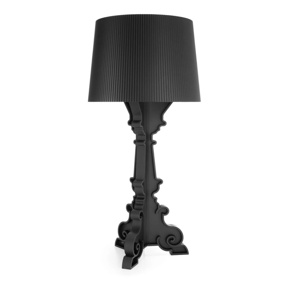 KARTELL Bourgie Mat Table Lamp Matt Black 78cm Polycarbonate 2.0