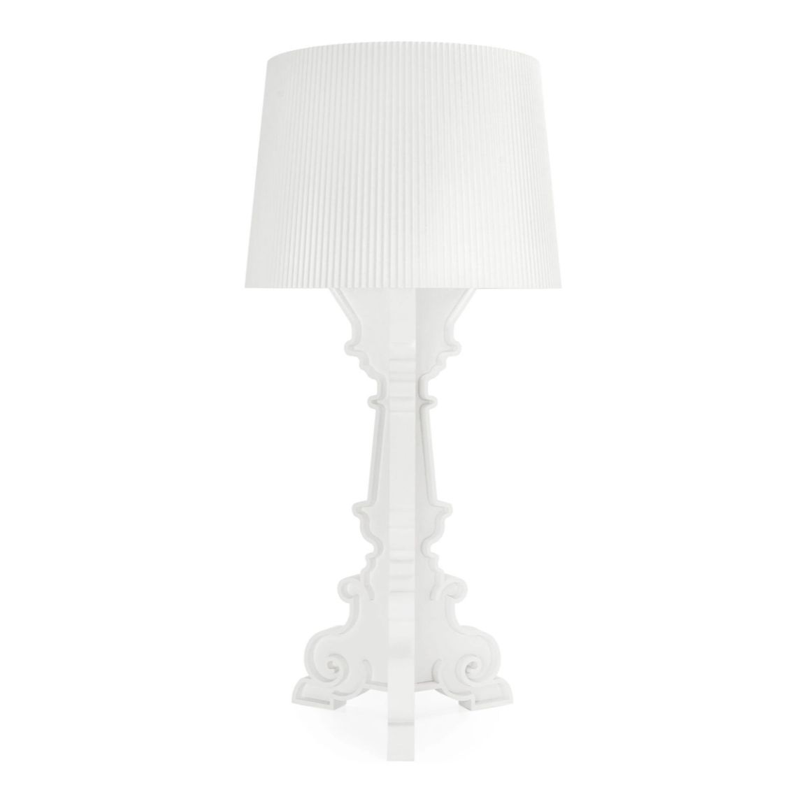 KARTELL Bourgie Mat Table Lamp Matt White 78cm Polycarbonate 2.0