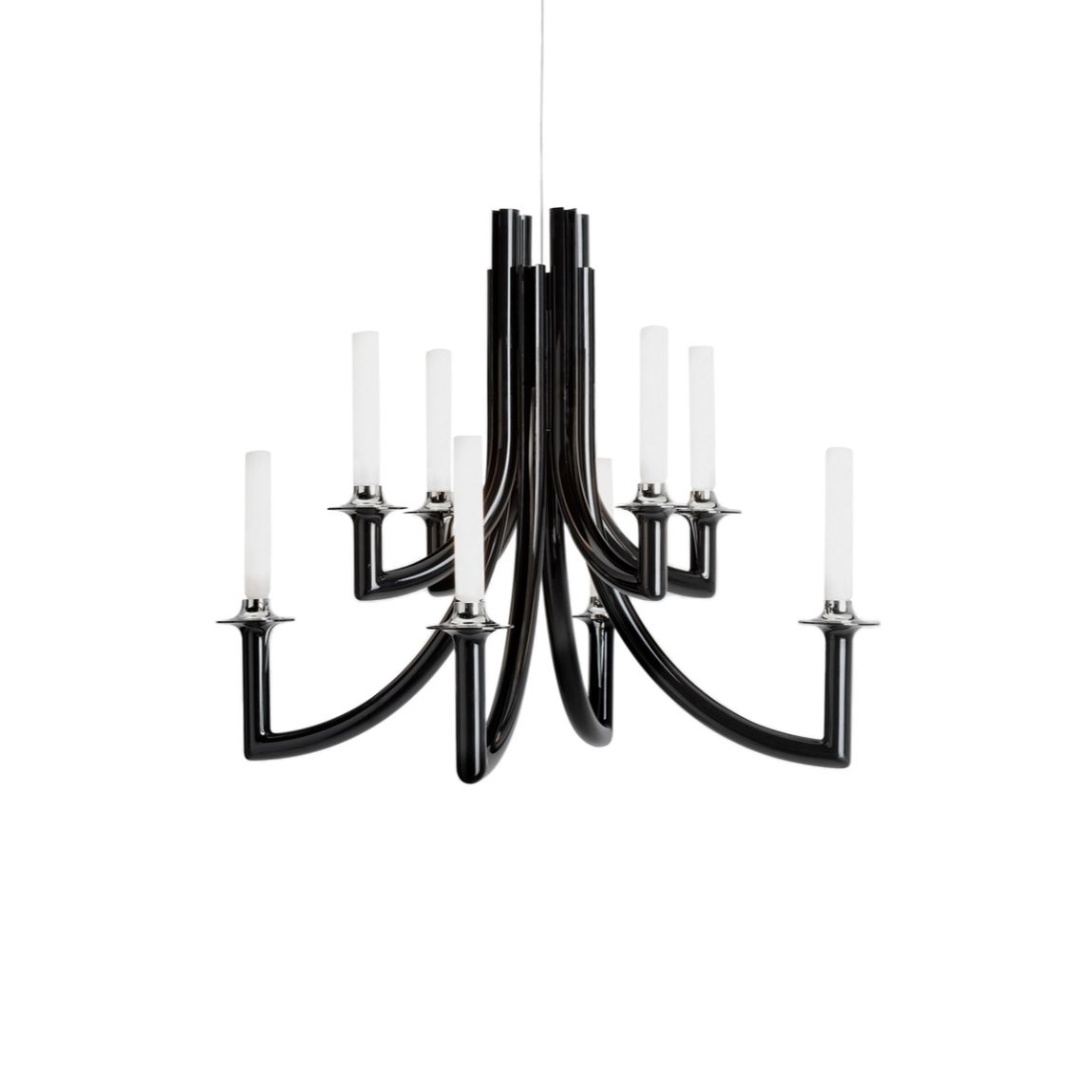 KARTELL Khan Suspension Lamp Chandelier Black 77x61cm Polycarbonate 2.0