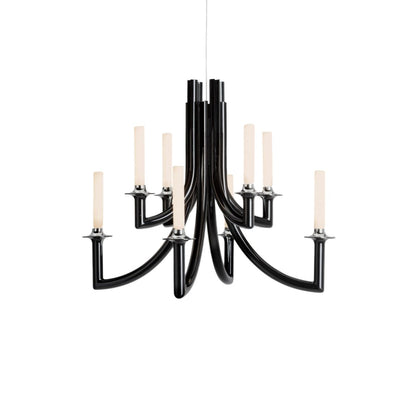 KARTELL Khan Suspension Lamp Chandelier Black 77x61cm Polycarbonate 2.0