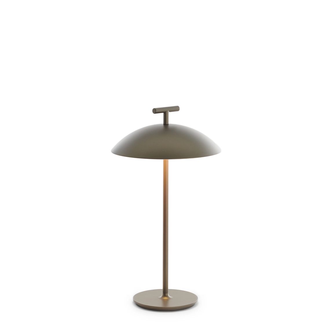 KARTELL Mini Geen-A Battery Version Lampada da Tavolo Bronzo 36,5cm Acciaio