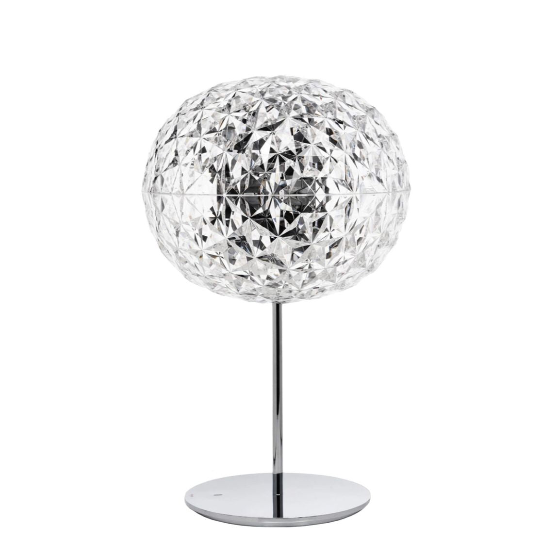 KARTELL Planet Lampada da Tavolo Trasparente 53cm Acciaio PMMA