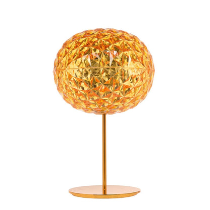 KARTELL Planet Lampada da Tavolo con Stelo Giallo Ambra 53cm Acciaio PMMA