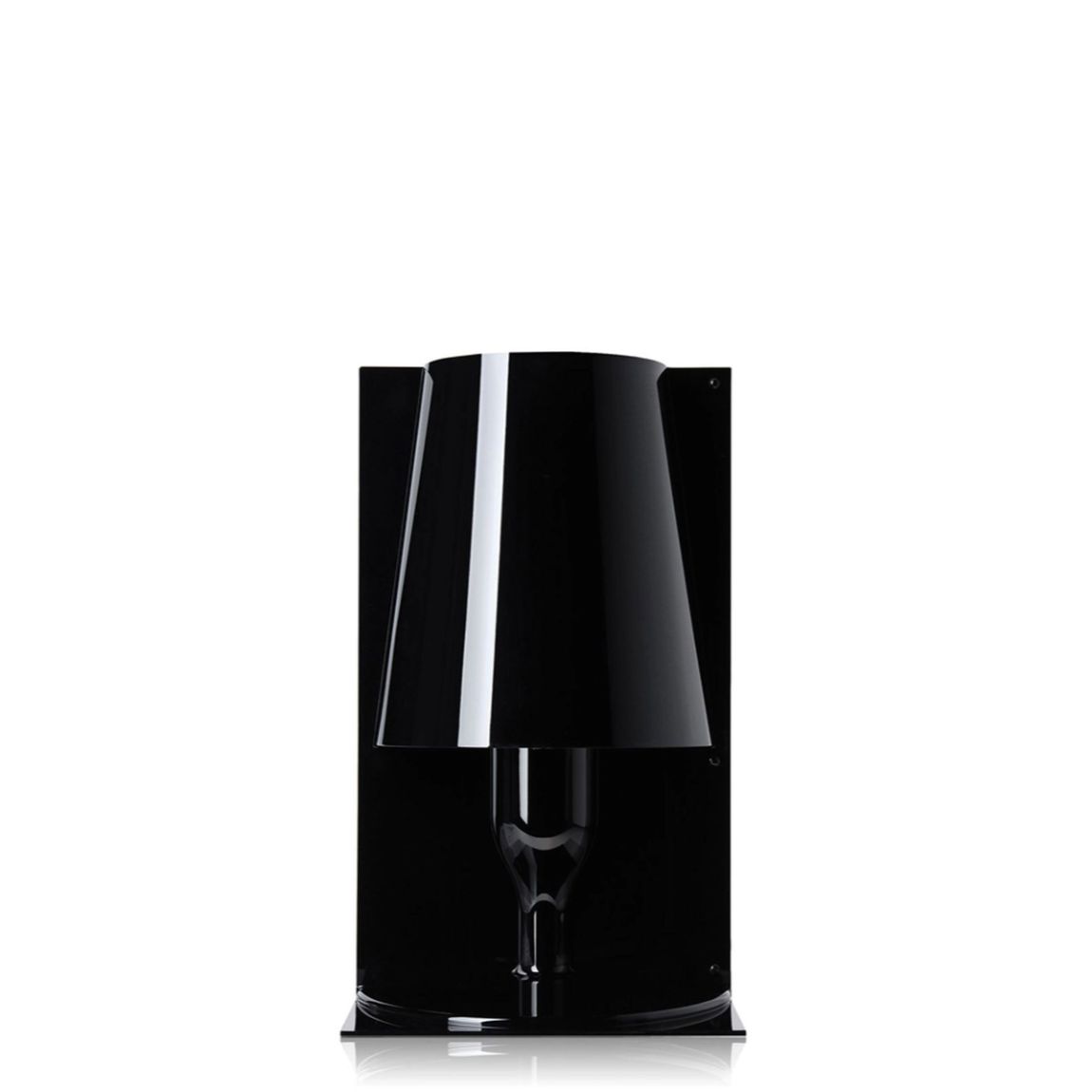 KARTELL Take Lampada da Tavolo Nero Lucido 31cm Policarbonato 2.0