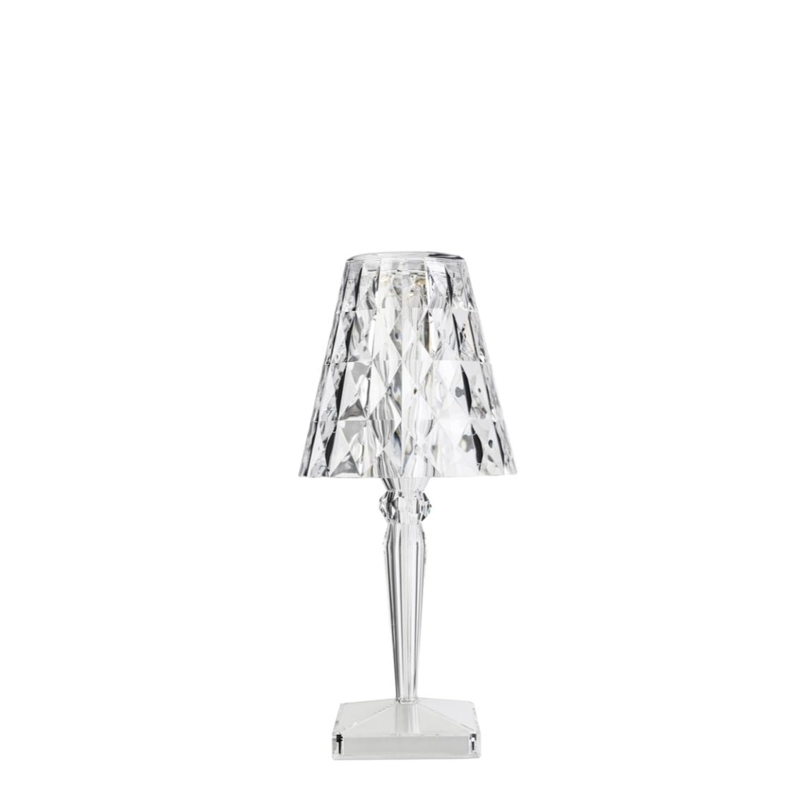 KARTELL Big Battery Transparent Table Lamp 37cm PMMA Battery Version