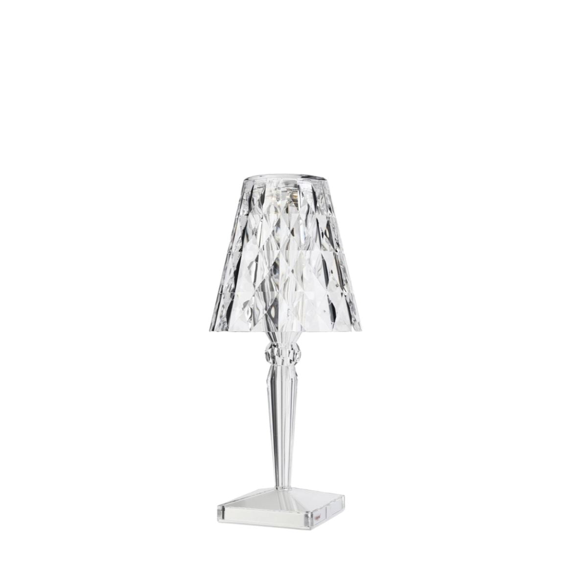 KARTELL Big Battery Transparent Table Lamp 37cm PMMA Battery Version