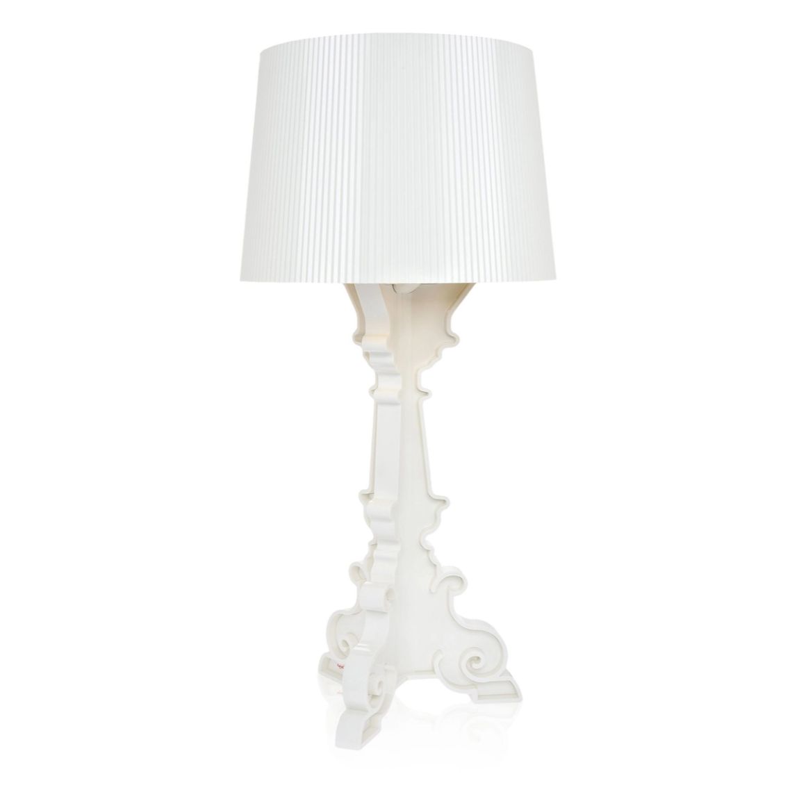 KARTELL Bourgie Table Lamp White and Gold 78cm Polycarbonate 2.0