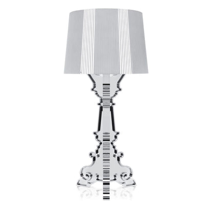 KARTELL Bourgie Table Lamp Silver Metal 78cm Polycarbonate 2.0