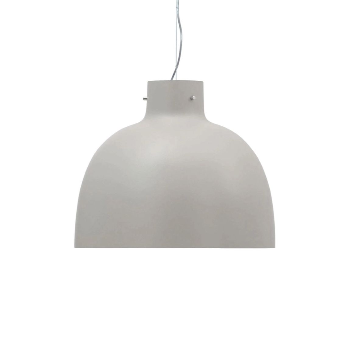 KARTELL Beautiful pendant lamp chandelier dove gray 50x41cm