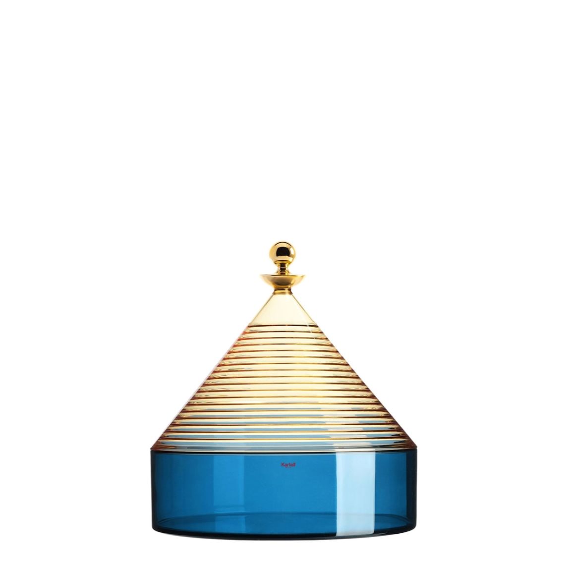 KARTELL Trullo Contenitore Scatola 25x27cm Giallo Blu